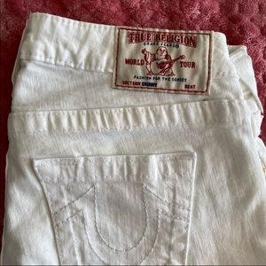 NWT True Religion White Jeans